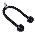 Glue Coating Fitness Equipment Accessories  gym single and double grip nylon triceps rope Supplier